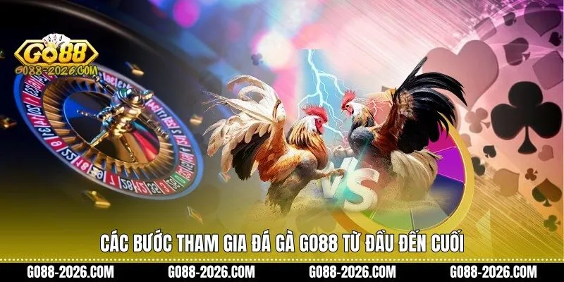 Các bước tham gia đá gà Go88 từ đầu đến cuối